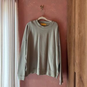 Men's greenish Crewneck Sweater